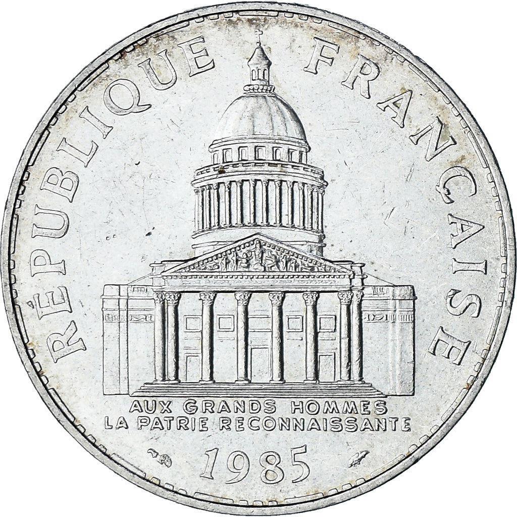 Coin, France, Panthéon, 100 Francs, 1985, Paris, AU(55-58), Silver, KM:951.1