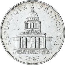 Coin, France, Panthéon, 100 Francs, 1985, Paris, AU(55-58), Silver, KM:951.1