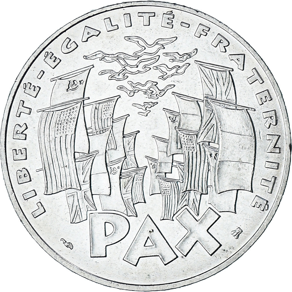 Coin, France, 8 mai 1945, 100 Francs, 1995, MS(60-62), Silver, KM:1116.1