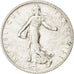 FRANCE, Semeuse, Franc, 1915, Paris, KM #844.1, AU(55-58), Silver, 23, Gadoury..