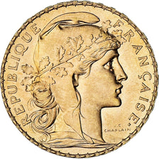 Münze, Frankreich, Marianne, 20 Francs, 1910, Paris, UNZ+, Gold, KM:857