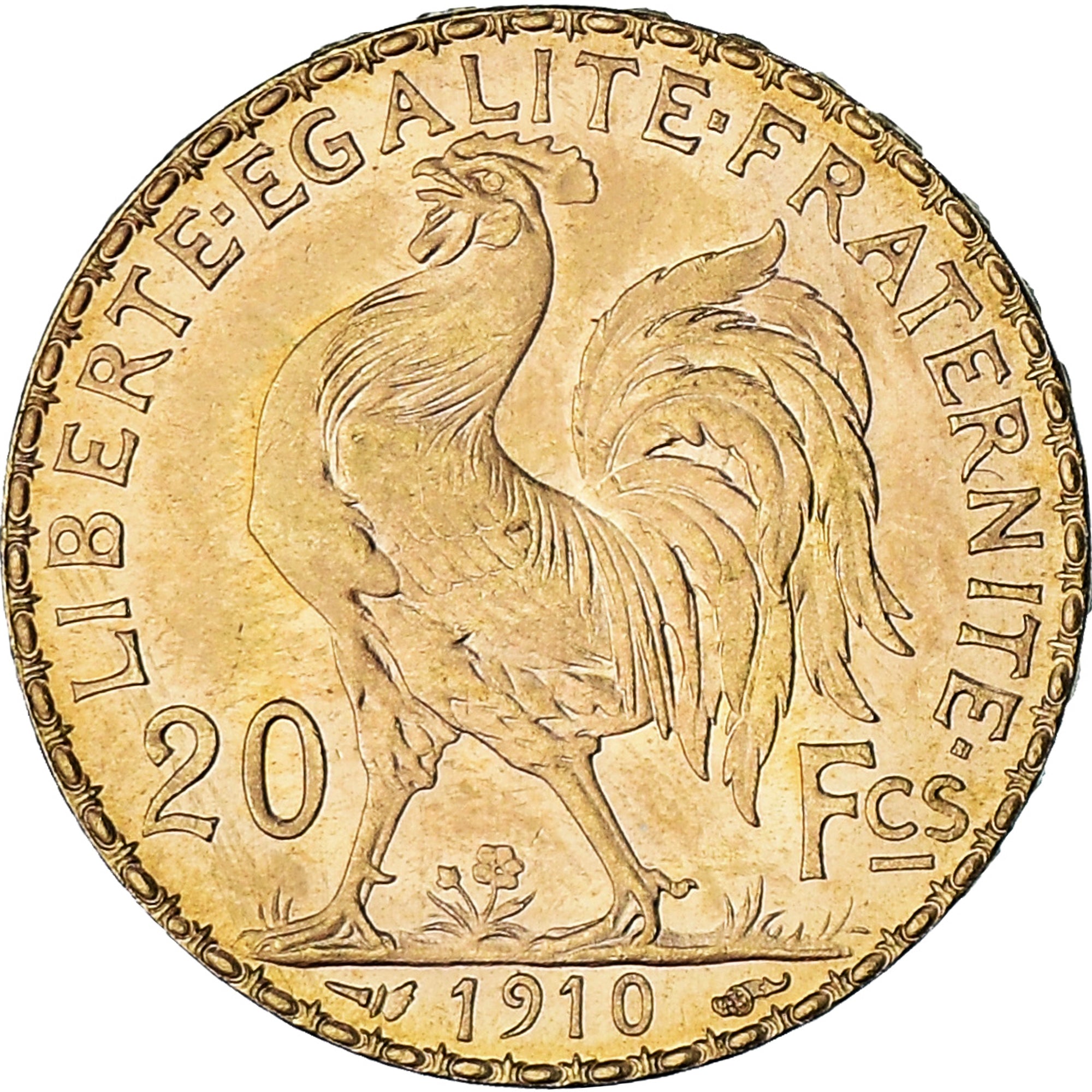 Münze, Frankreich, Marianne, 20 Francs, 1910, Paris, UNZ+, Gold, KM:857