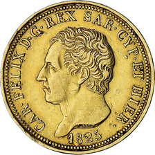 Munten, Italiaanse staten, SARDINIA, Carlo Felice, 80 Lire, 1825, Torino, ZF