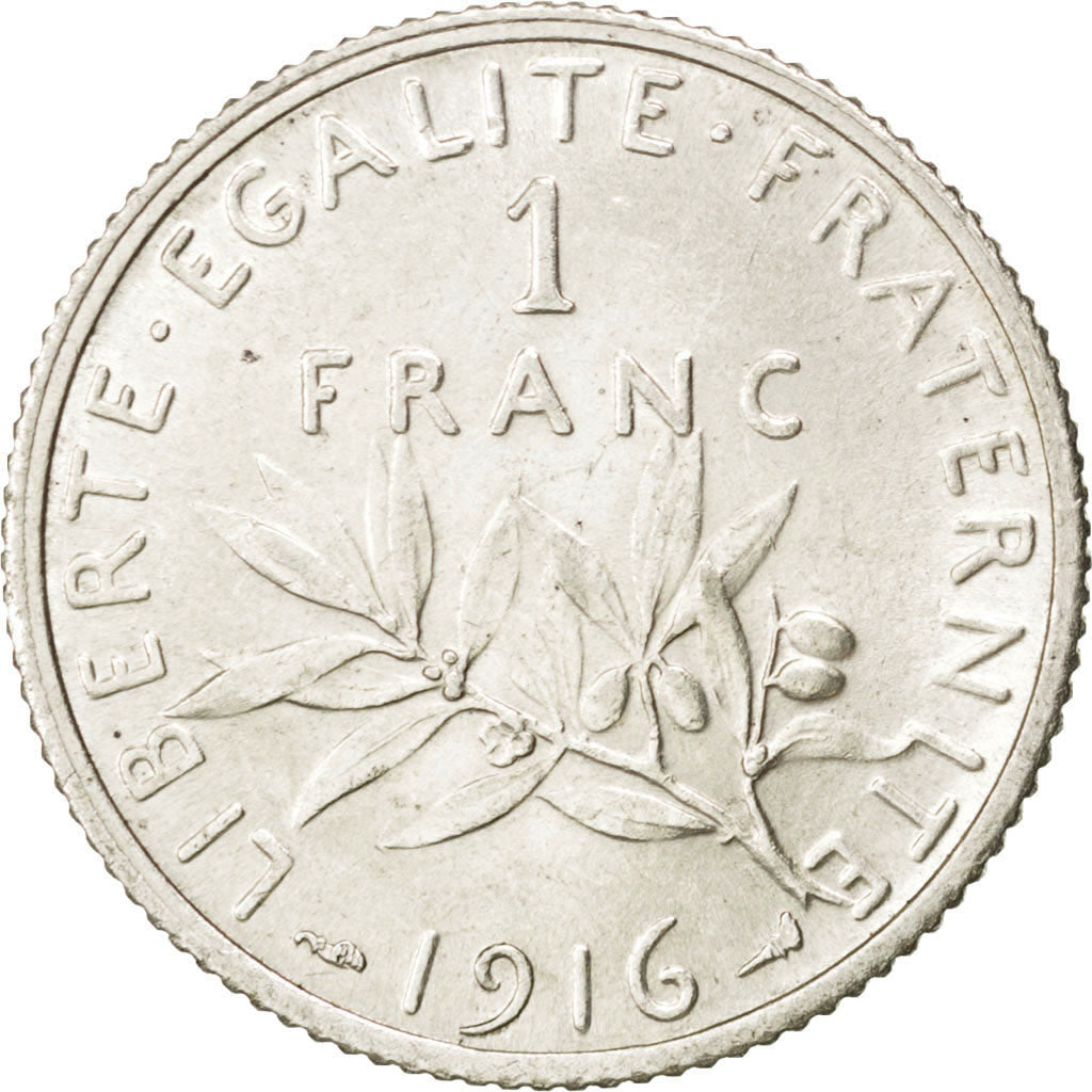 IIIème République, 1 Franc Semeuse 1916, KM 844.1