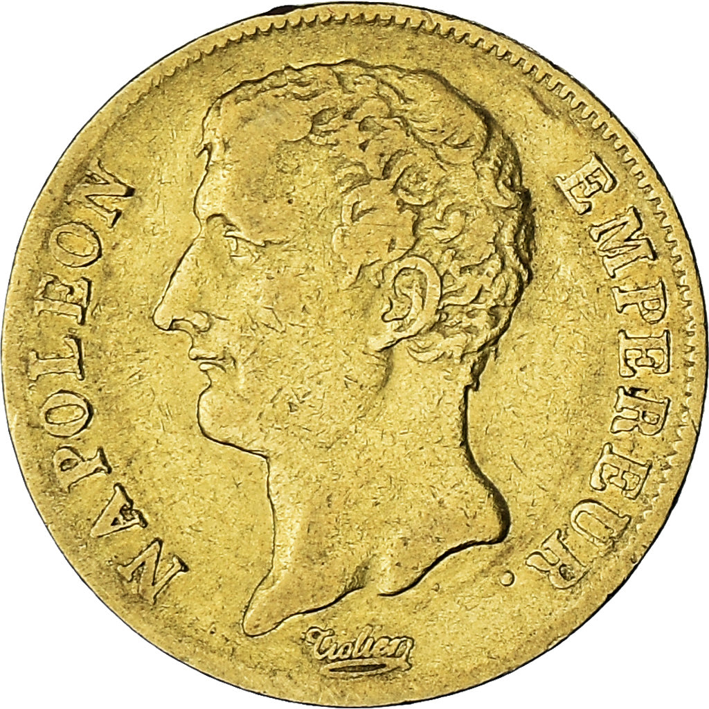 Munten, Frankrijk, Napoléon I, 20 Francs, An 12, Paris, ZF, Goud, KM:661