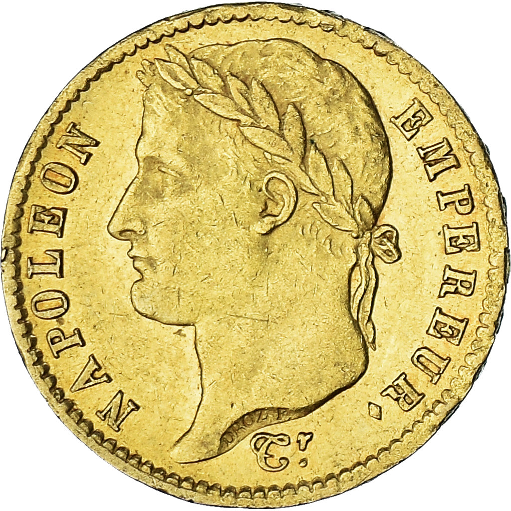Munten, Frankrijk, Napoléon I, 20 Francs, 1813, Paris, PR, Goud, KM:695.1