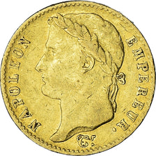 Coin, France, Napoleon I, 20 Francs, 1815, Paris, Cent Jours, EF(40-45), Gold