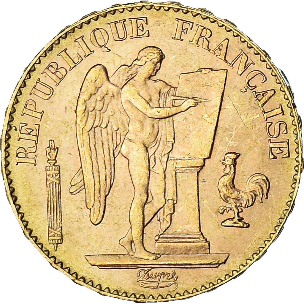 Münze, Frankreich, Génie, 20 Francs, 1898, Paris, VZ, Gold, KM:825