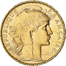 Monnaie, France, Marianne, 20 Francs, 1905, Paris, Coq, SUP+, Or, Gadoury:1064