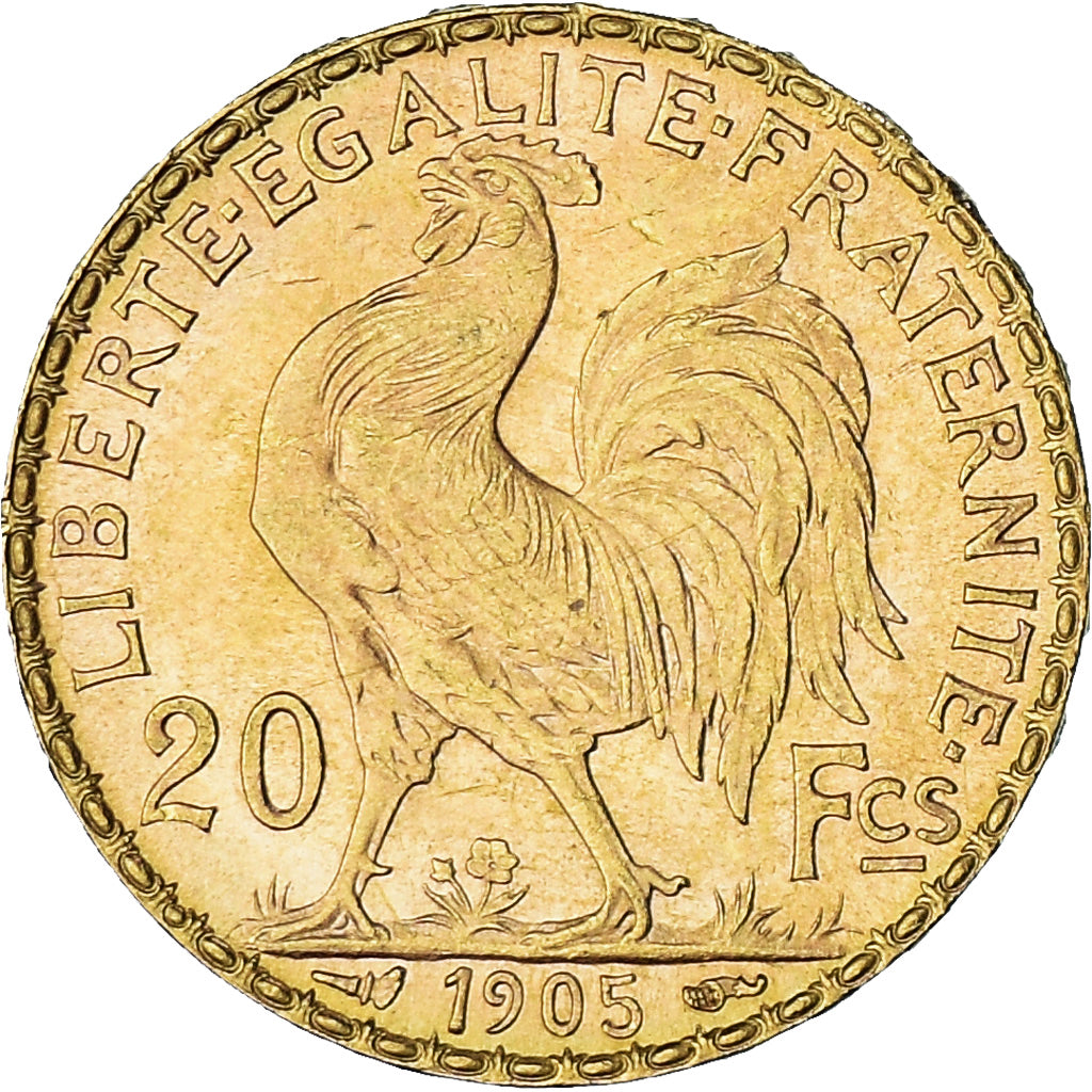 Monnaie, France, Marianne, 20 Francs, 1905, Paris, Coq, SUP+, Or, Gadoury:1064