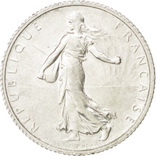 FRANCE, Semeuse, Franc, 1919, Paris, KM #844.1, MS(60-62), Silver, 23, Gadoury..