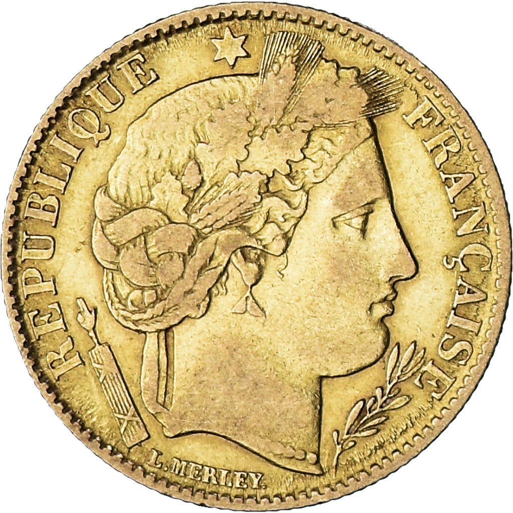 Monnaie, France, Cérès, 10 Francs, 1851, Paris, TB+, Or, Gadoury:1012, KM:770