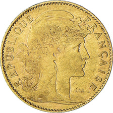 Moneta, Francja, Marianne, 10 Francs, 1901, Paris, EF(40-45), Złoto, KM:846