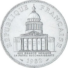 Coin, France, Panthéon, 100 Francs, 1982, Paris, MS(63), Silver, KM:951.1