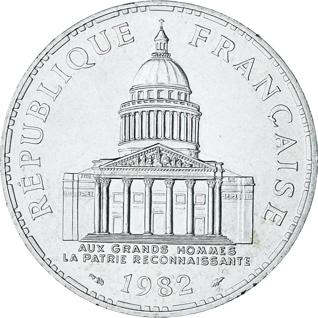 Monnaie, France, Panthéon, 100 Francs, 1982, Paris, SPL, Argent, Gadoury:898