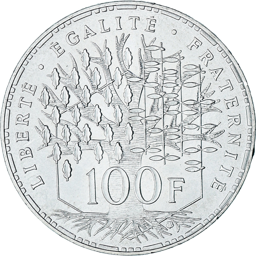 Coin, France, Panthéon, 100 Francs, 1983, Paris, MS(63), Silver, KM:951.1