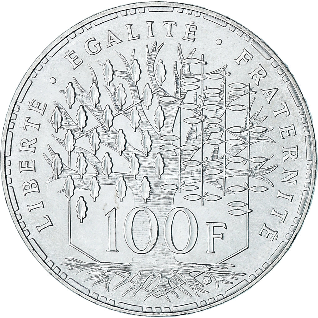 Münze, Frankreich, Panthéon, 100 Francs, 1983, Paris, UNZ, Silber, KM:951.1