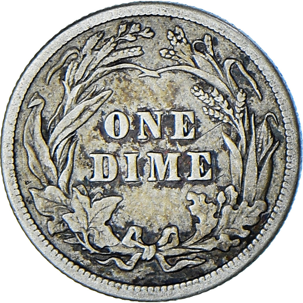 Stati Uniti, Barber Dime, Dime, 1914, Philadelphia, MB+, Argento, KM:113