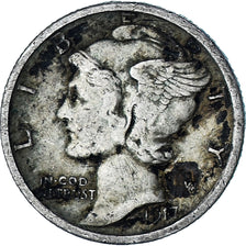 Vereinigte Staaten, Mercury Dime, Dime, 1917, Philadelphia, S, Silber, KM:140