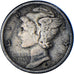 Verenigde Staten, Mercury Dime, Dime, 1917, San Francisco, FR+, Zilver, KM:140