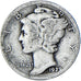 United States, Mercury Dime, Dime, 1929, Philadelphia, VF(20-25), Silver, KM:140