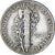 Moneda, Estados Unidos, Mercury Dime, Dime, 1941, Philadelphia, MBC, Plata