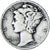 Vereinigte Staaten, Mercury Dime, Dime, 1944, Philadelphia, S, Silber, KM:140