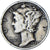 Vereinigte Staaten, Mercury Dime, Dime, 1944, San Francisco, S+, Silber, KM:140