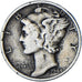 United States, Mercury Dime, Dime, 1944, San Francisco, VF(30-35), Silver