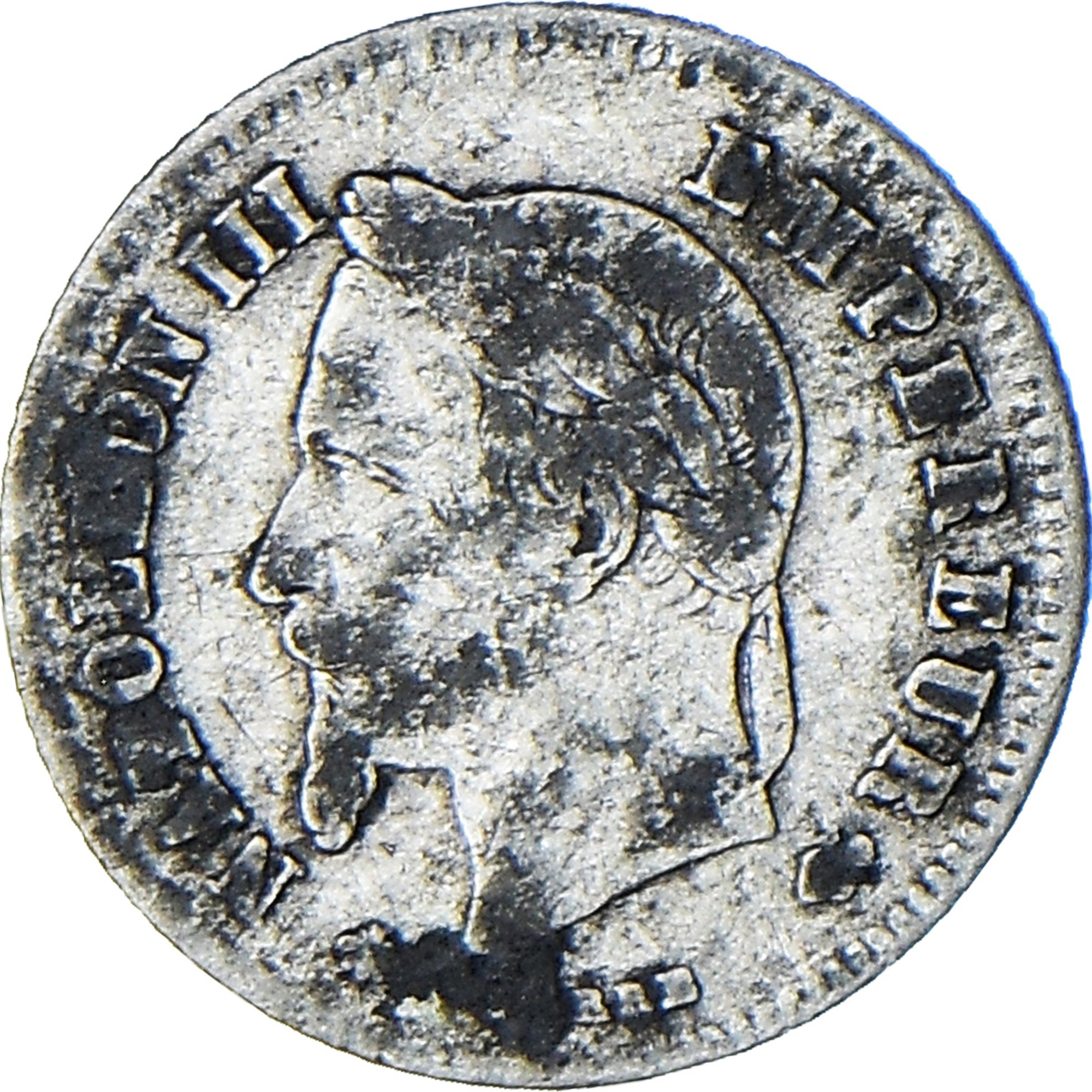 Moneta, Francia, Napoleon III, 20 Centimes, 1866, Paris, MB, Argento, KM:805.1
