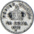 Moneda, Francia, Napoleon III, 20 Centimes, 1867, Strasbourg, BC+, Plata