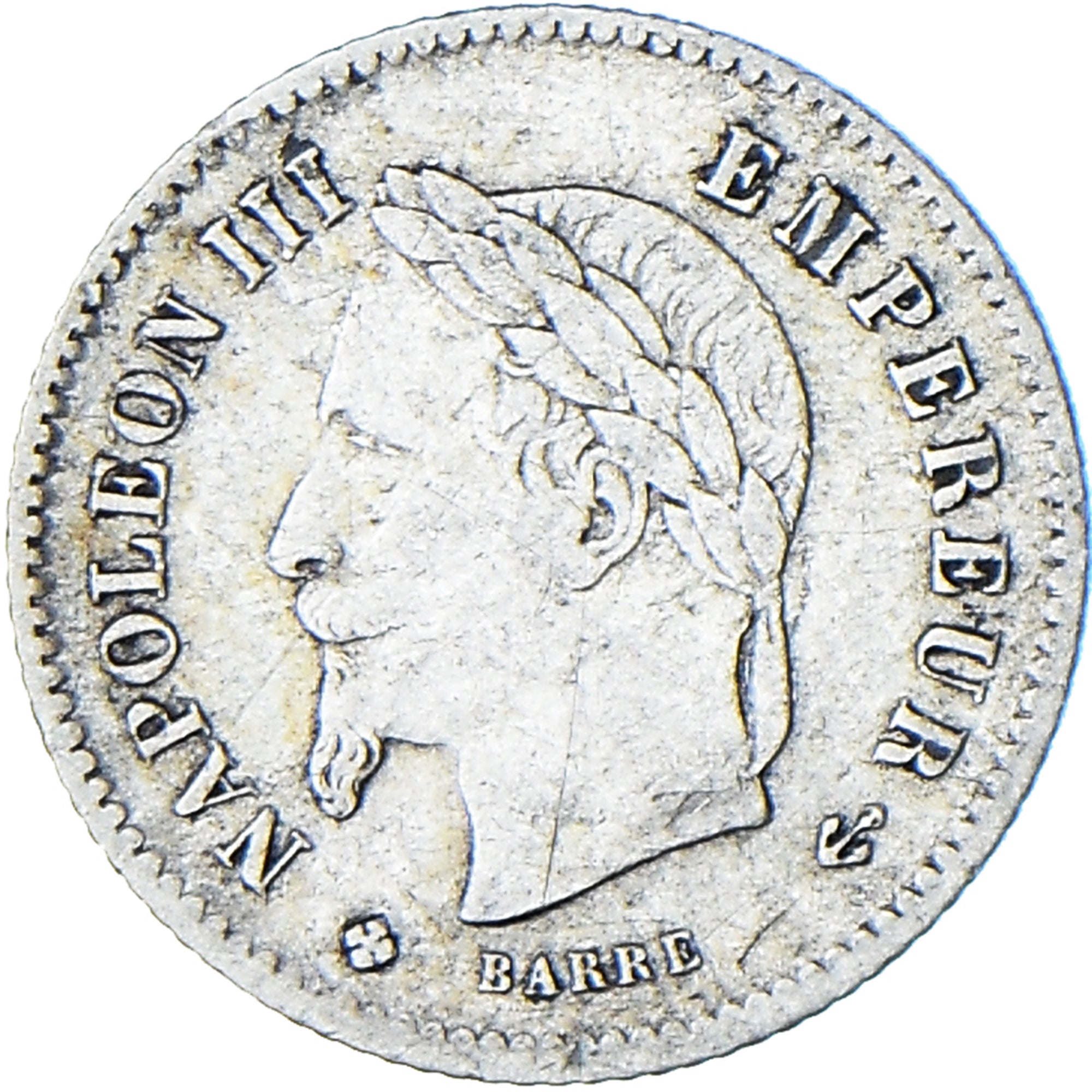 Coin, France, Napoleon III, 20 Centimes, 1867, Strasbourg, VF(30-35), Silver