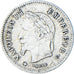 Münze, Frankreich, Napoleon III, 20 Centimes, 1867, Strasbourg, S+, Silber