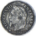 Moeda, França, Napoleon III, 20 Centimes, 1867, Paris, VF(20-25), Prata