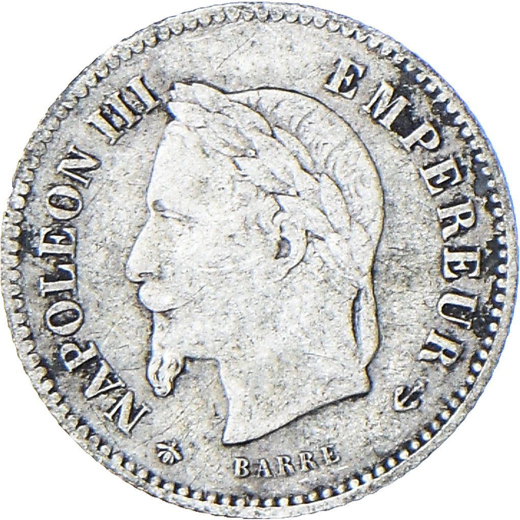 Monnaie, France, Napoleon III, 20 Centimes, 1867, Paris, TB, Argent