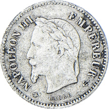 Monnaie, France, Napoleon III, 20 Centimes, 1867, Paris, TB, Argent