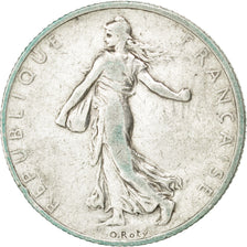 Monnaie, France, Semeuse, 2 Francs, 1908, TTB, Argent, KM:845.1, Gadoury:532
