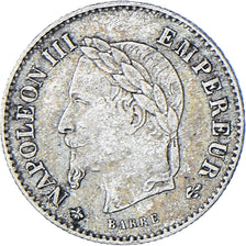 Monnaie, France, Napoleon III, 20 Centimes, 1867, Paris, TTB, Argent