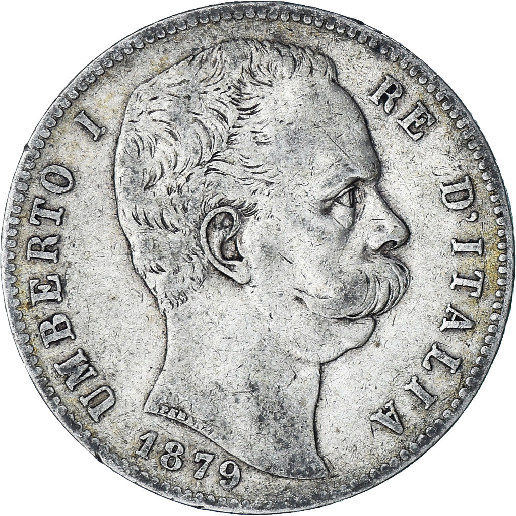 Monnaie, Italie, Umberto I, 5 Lire, 1879, Rome, TTB, Argent, KM:20