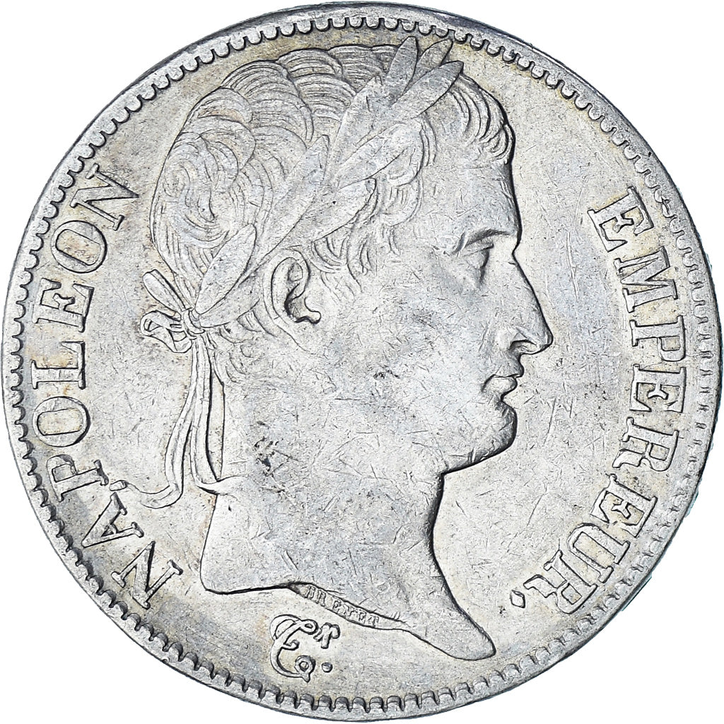 Coin, France, Napoléon I, 5 Francs, 1812, Perpignan, EF(40-45), Silver