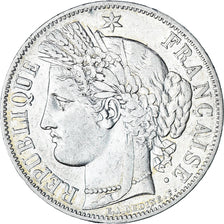 Monnaie, France, Cérès, 5 Francs, 1850, Strasbourg, TTB, Argent, Gadoury:719