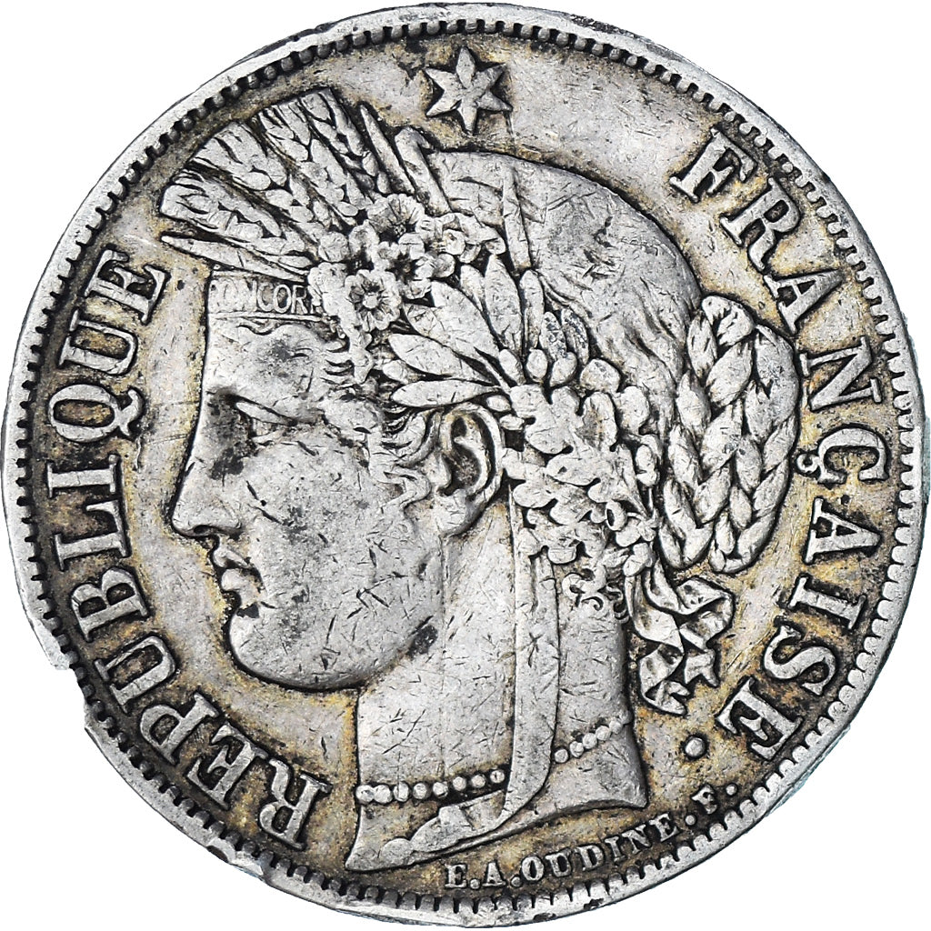 Monnaie, France, Cérès, 5 Francs, 1851, Paris, TB+, Argent, KM:761.1