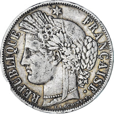 Monnaie, France, Cérès, 5 Francs, 1851, Paris, TB+, Argent, KM:761.1
