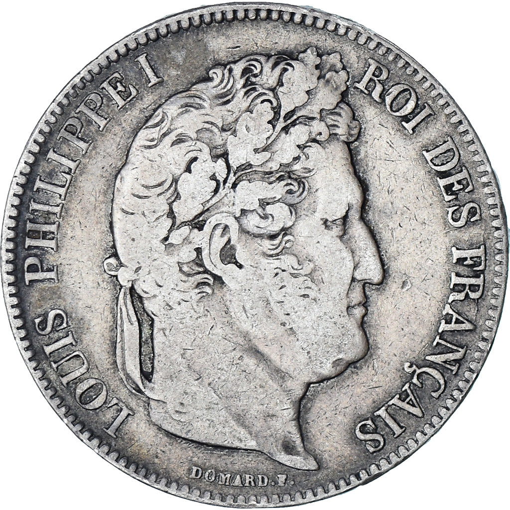 Coin, France, Louis-Philippe, 5 Francs, 1832, Nantes, VF(20-25), Silver