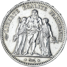 Coin, France, Hercule, 5 Francs, 1876, Paris, AU(55-58), Silver, KM:820.1