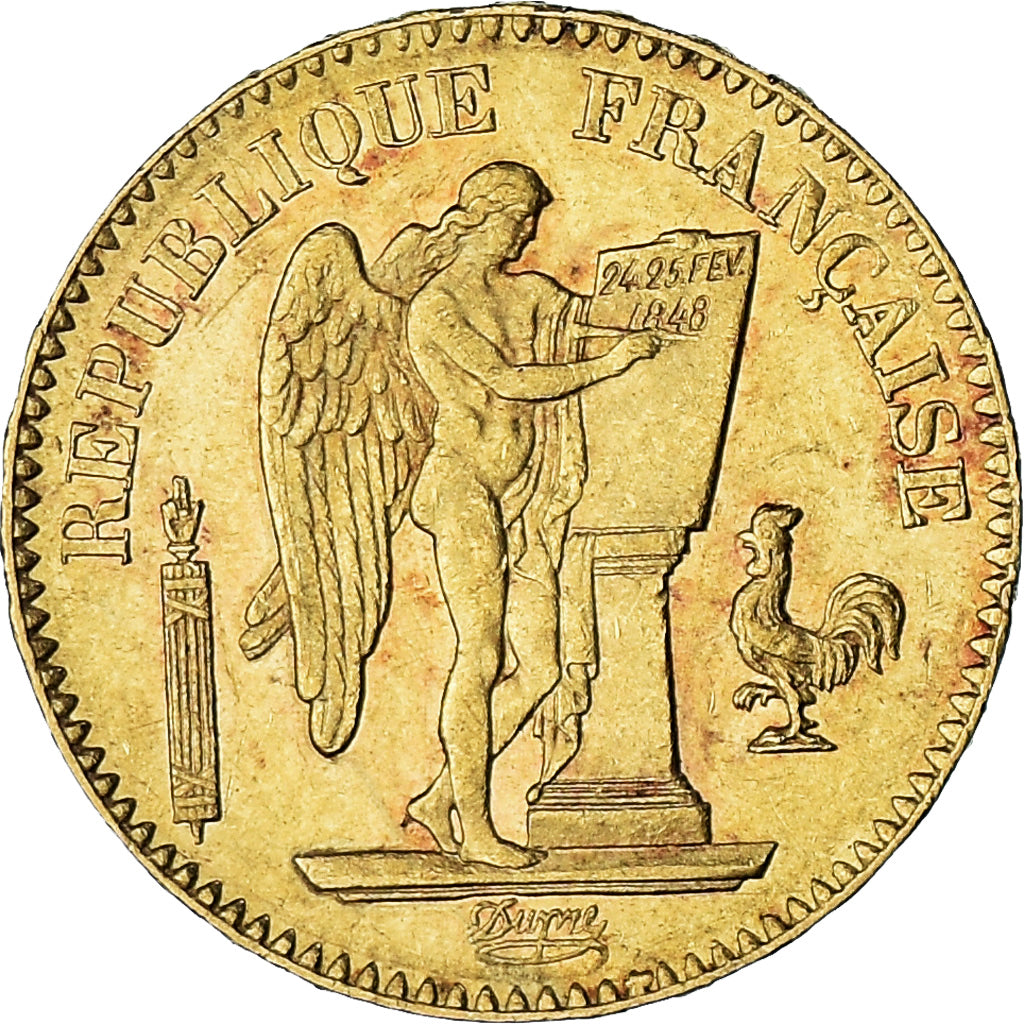 Monnaie, France, Génie, 20 Francs, 1848, Paris, SUP, Or, KM:757