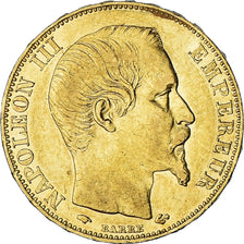 Monnaie, France, Napoleon III, 20 Francs, 1858, Paris, TTB+, Or, Gadoury:1061