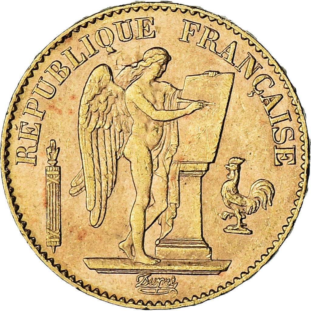 Moneda, Francia, Génie, 20 Francs, 1893, Paris, EBC, Oro, KM:825, Gadoury:1063