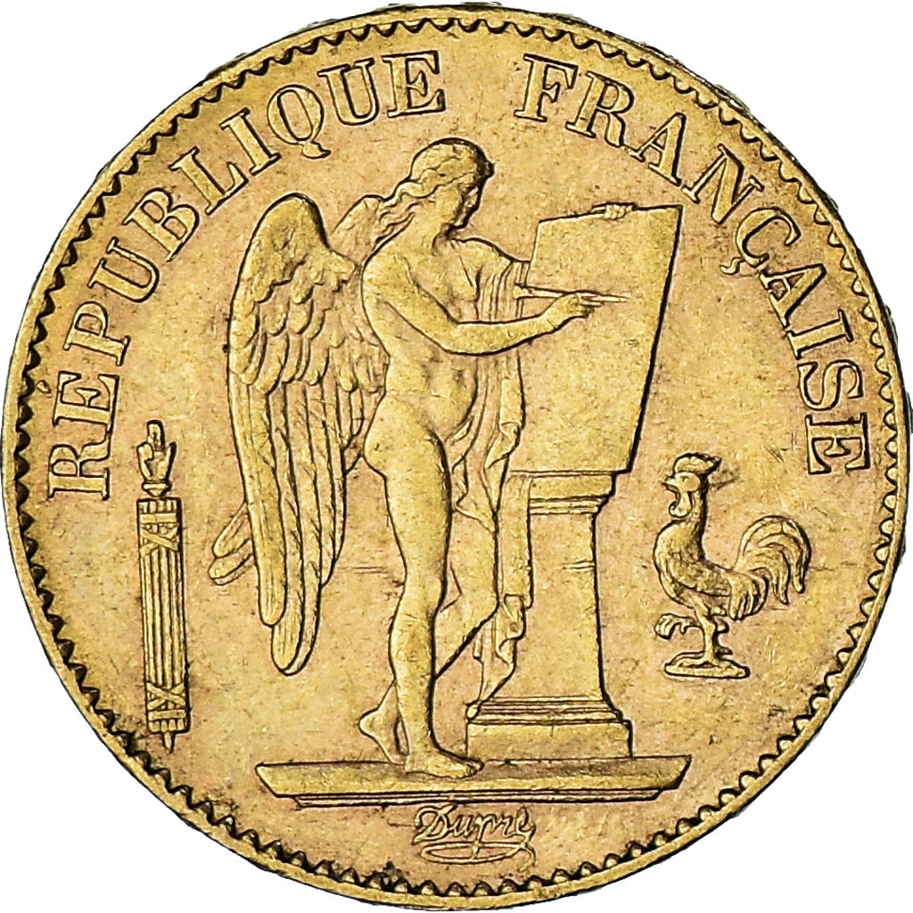 Monnaie, France, Génie, 20 Francs, 1893, Paris, TTB+, Or, Gadoury:1063, KM:825