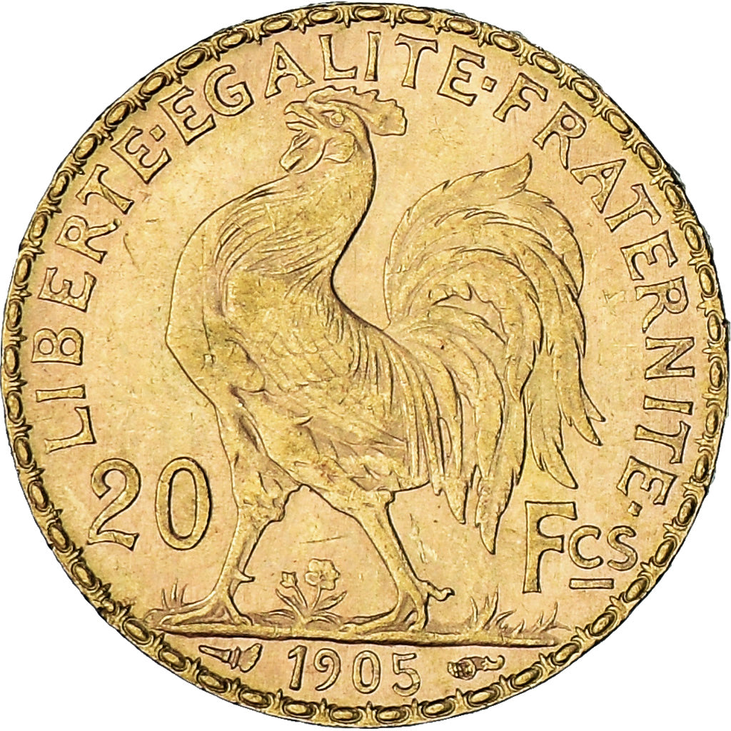 Monnaie, France, Marianne, 20 Francs, 1905, Paris, Coq, SUP, Or, Gadoury:1064